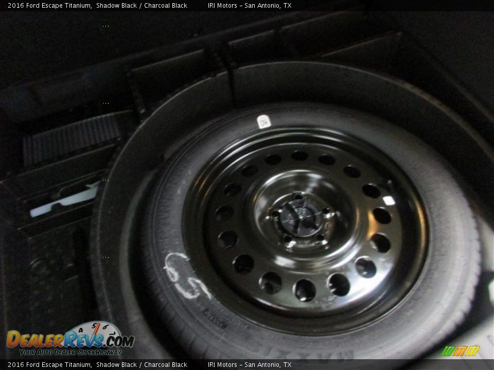 2016 Ford Escape Titanium Shadow Black / Charcoal Black Photo #13
