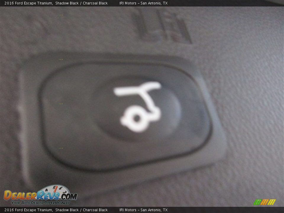 2016 Ford Escape Titanium Shadow Black / Charcoal Black Photo #14