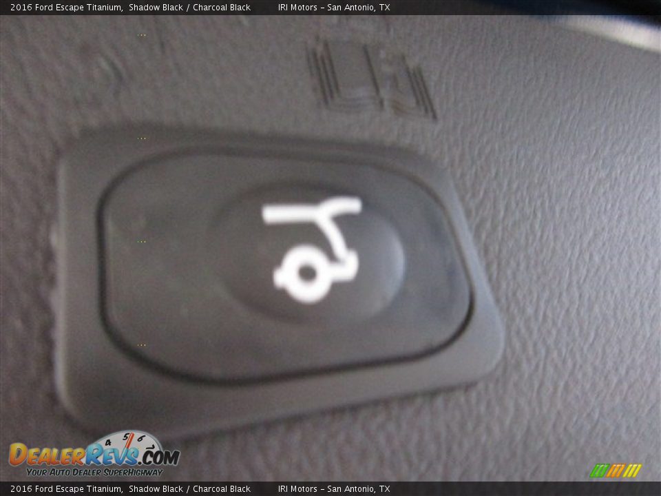 2016 Ford Escape Titanium Shadow Black / Charcoal Black Photo #15