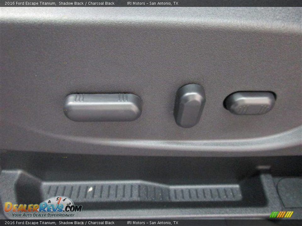 2016 Ford Escape Titanium Shadow Black / Charcoal Black Photo #17