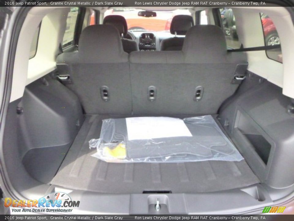 2016 Jeep Patriot Sport Granite Crystal Metallic / Dark Slate Gray Photo #6
