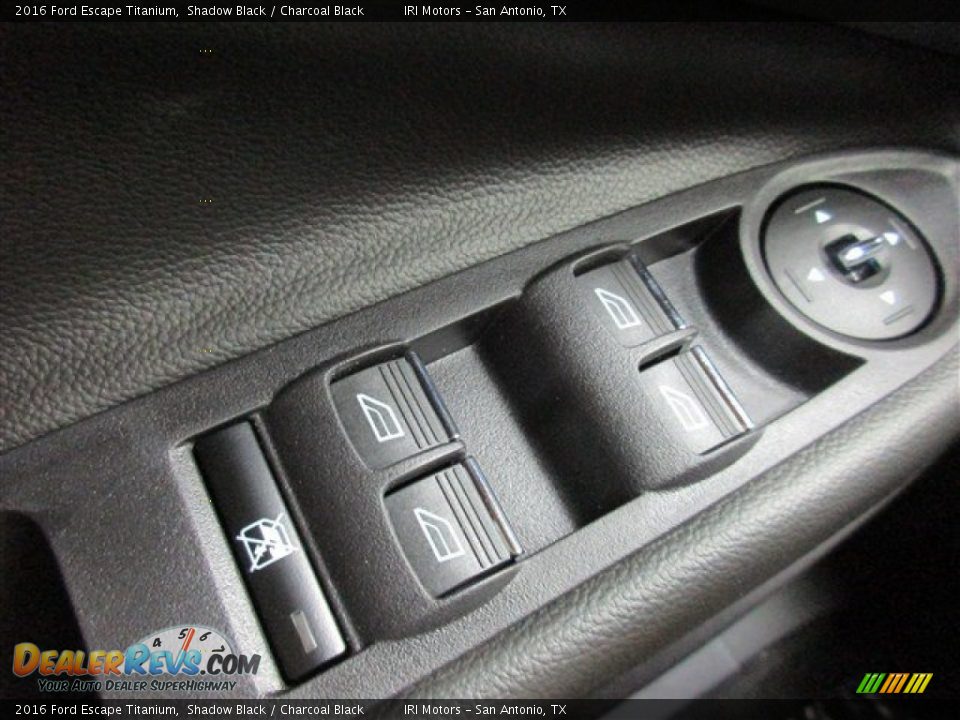 2016 Ford Escape Titanium Shadow Black / Charcoal Black Photo #23