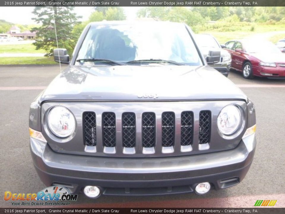 2016 Jeep Patriot Sport Granite Crystal Metallic / Dark Slate Gray Photo #12