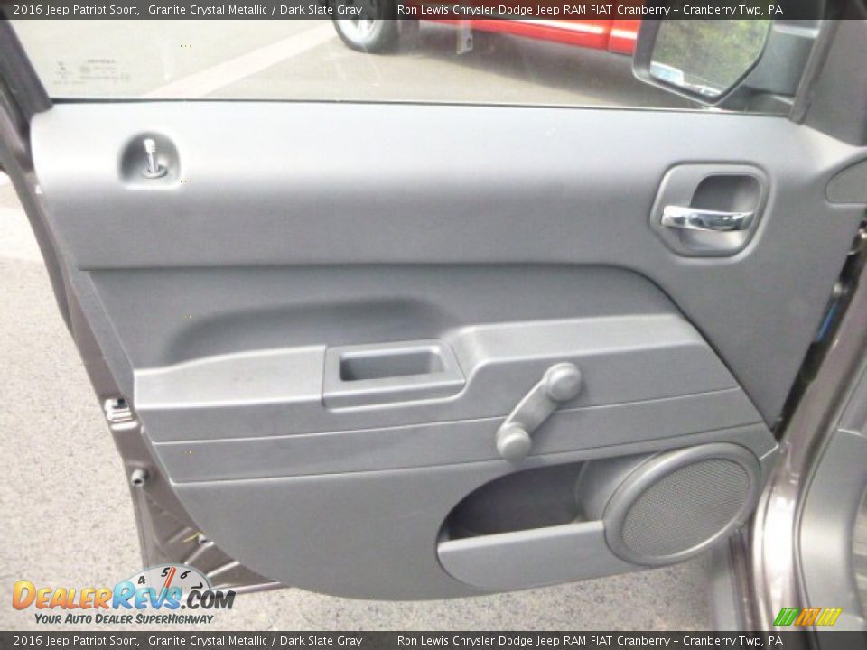 2016 Jeep Patriot Sport Granite Crystal Metallic / Dark Slate Gray Photo #13