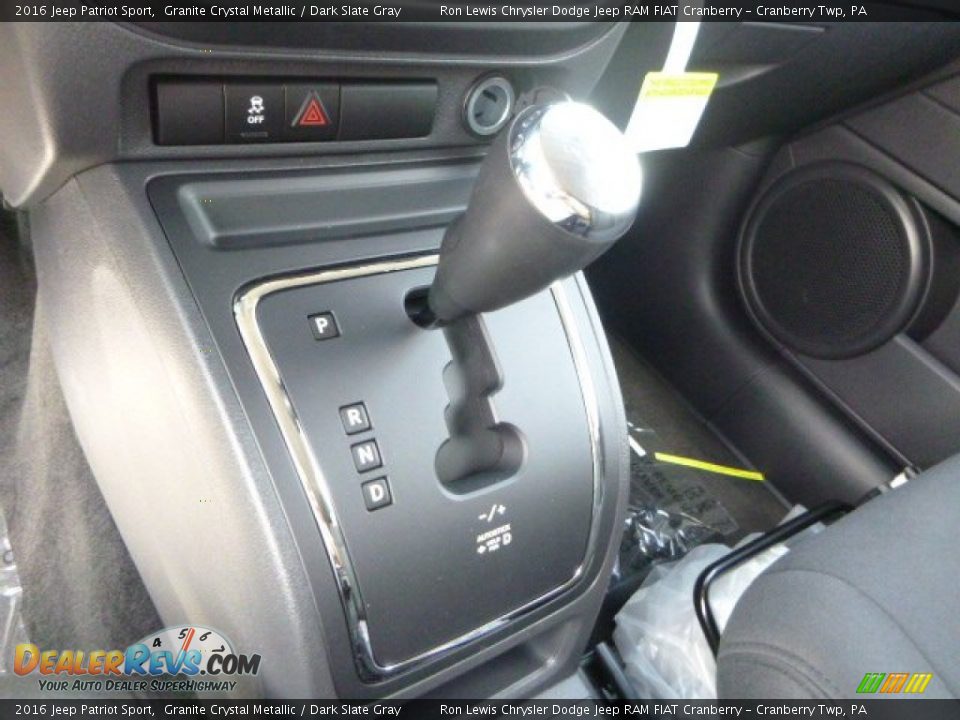 2016 Jeep Patriot Sport Granite Crystal Metallic / Dark Slate Gray Photo #15