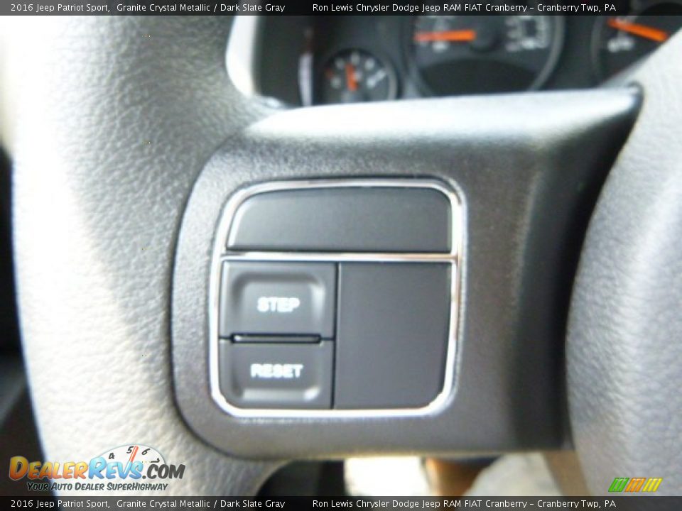 2016 Jeep Patriot Sport Granite Crystal Metallic / Dark Slate Gray Photo #18