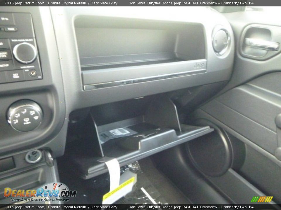 2016 Jeep Patriot Sport Granite Crystal Metallic / Dark Slate Gray Photo #19