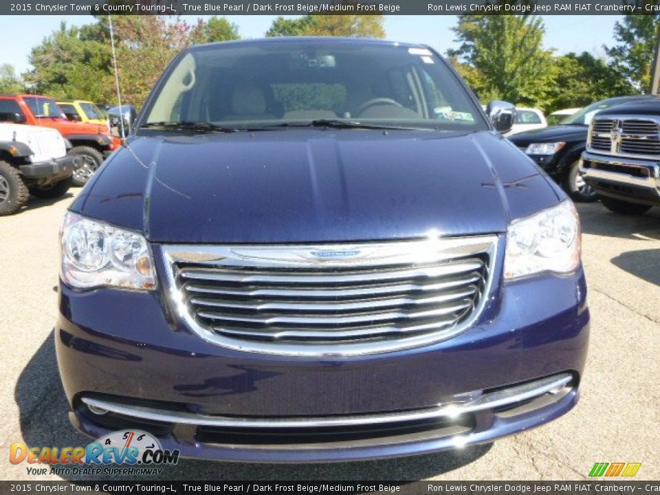 2015 Chrysler Town & Country Touring-L True Blue Pearl / Dark Frost Beige/Medium Frost Beige Photo #11