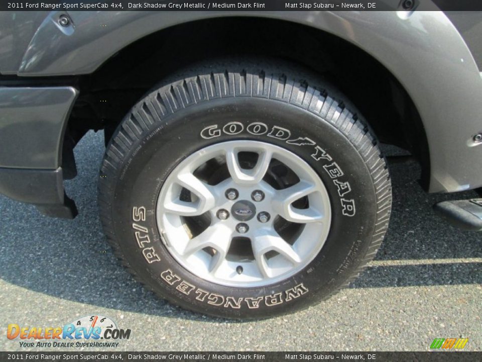 2011 Ford Ranger Sport SuperCab 4x4 Dark Shadow Grey Metallic / Medium Dark Flint Photo #19