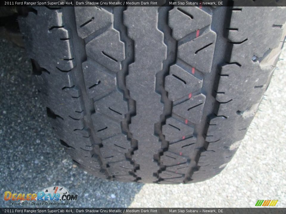 2011 Ford Ranger Sport SuperCab 4x4 Dark Shadow Grey Metallic / Medium Dark Flint Photo #20