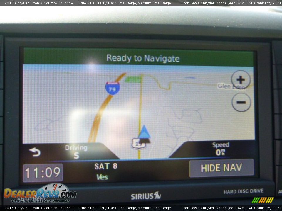 2015 Chrysler Town & Country Touring-L True Blue Pearl / Dark Frost Beige/Medium Frost Beige Photo #18