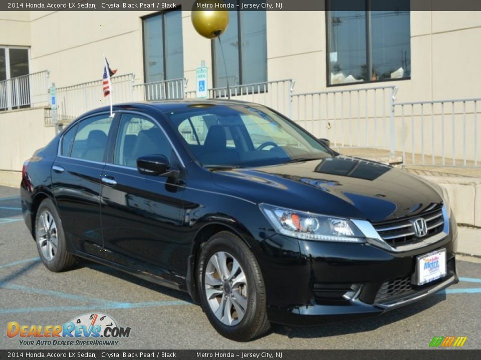 2014 Honda Accord LX Sedan Crystal Black Pearl / Black Photo #1