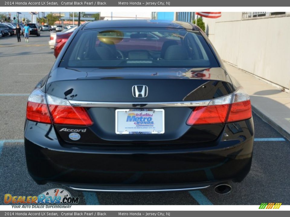 2014 Honda Accord LX Sedan Crystal Black Pearl / Black Photo #4