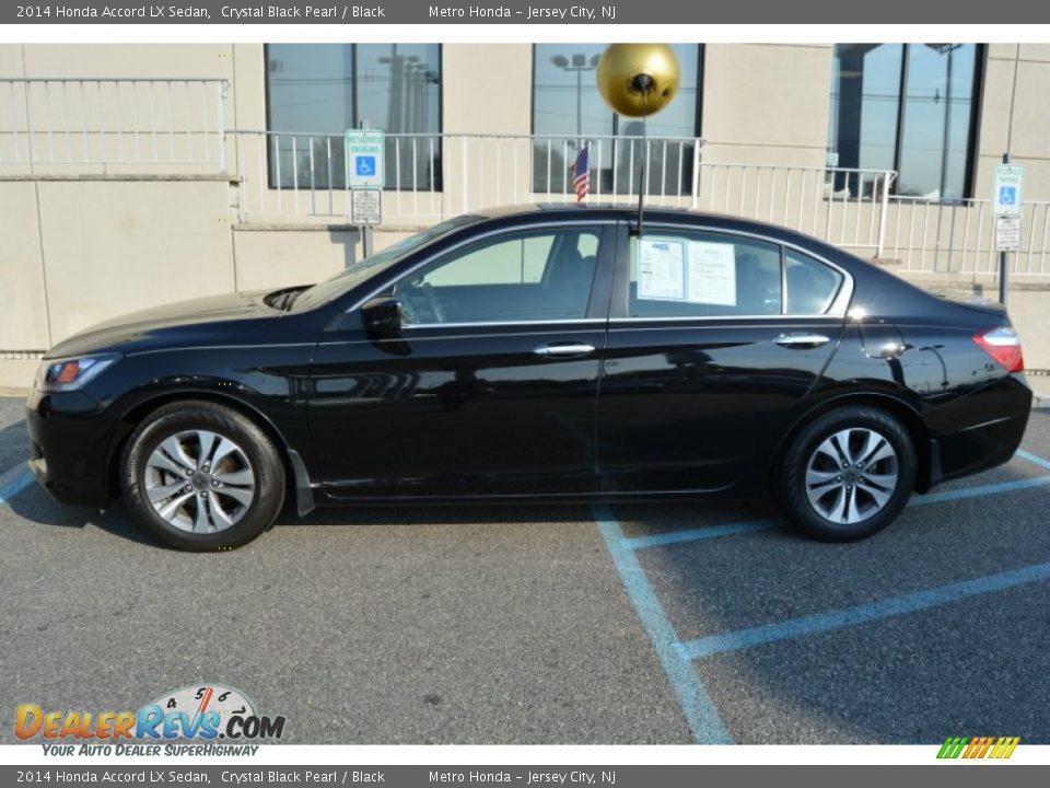 2014 Honda Accord LX Sedan Crystal Black Pearl / Black Photo #6
