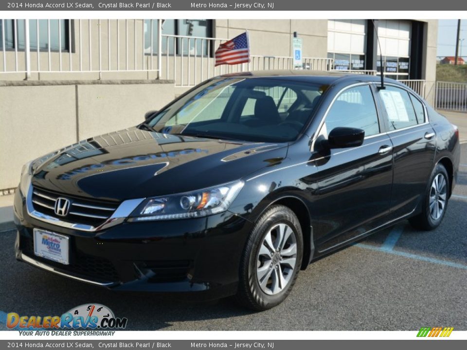 2014 Honda Accord LX Sedan Crystal Black Pearl / Black Photo #7