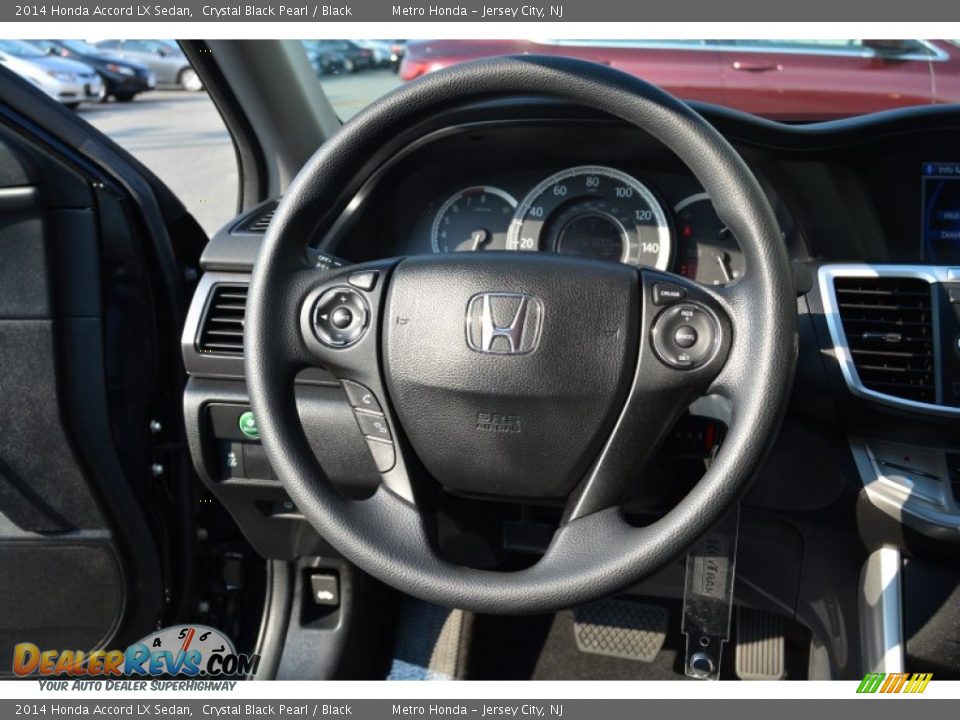 2014 Honda Accord LX Sedan Crystal Black Pearl / Black Photo #16
