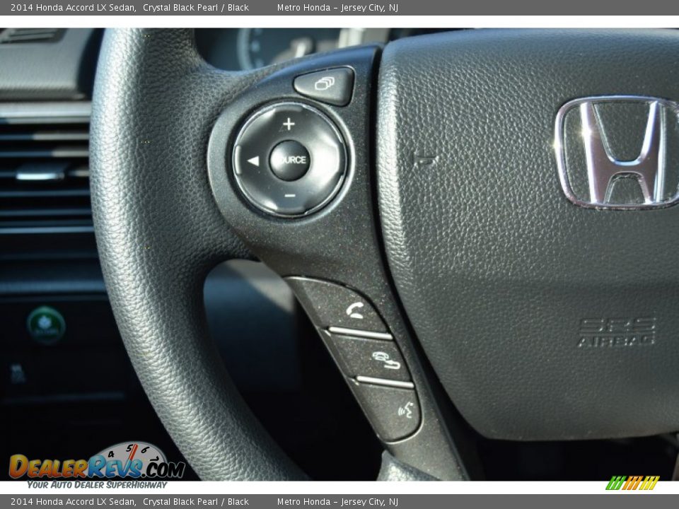 2014 Honda Accord LX Sedan Crystal Black Pearl / Black Photo #17