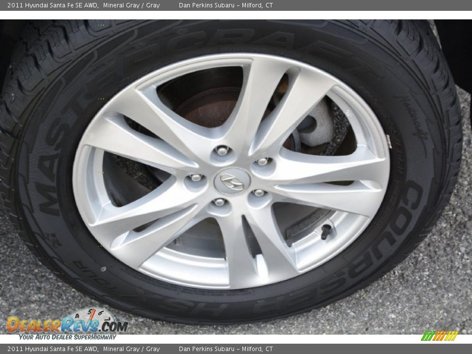 2011 Hyundai Santa Fe SE AWD Mineral Gray / Gray Photo #20