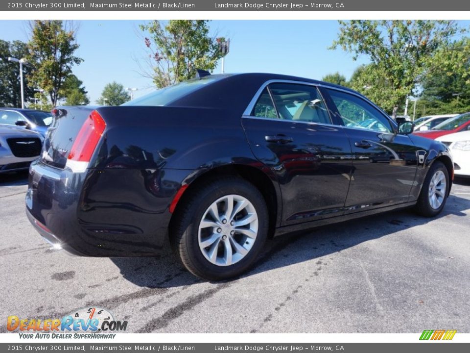 2015 Chrysler 300 Limited Maximum Steel Metallic / Black/Linen Photo #3