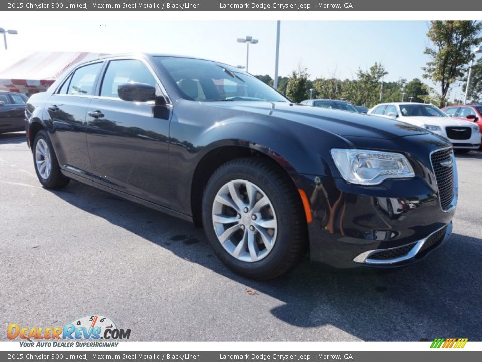 2015 Chrysler 300 Limited Maximum Steel Metallic / Black/Linen Photo #4