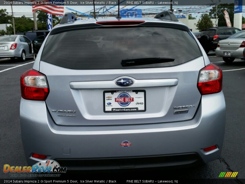 2014 Subaru Impreza 2.0i Sport Premium 5 Door Ice Silver Metallic / Black Photo #8