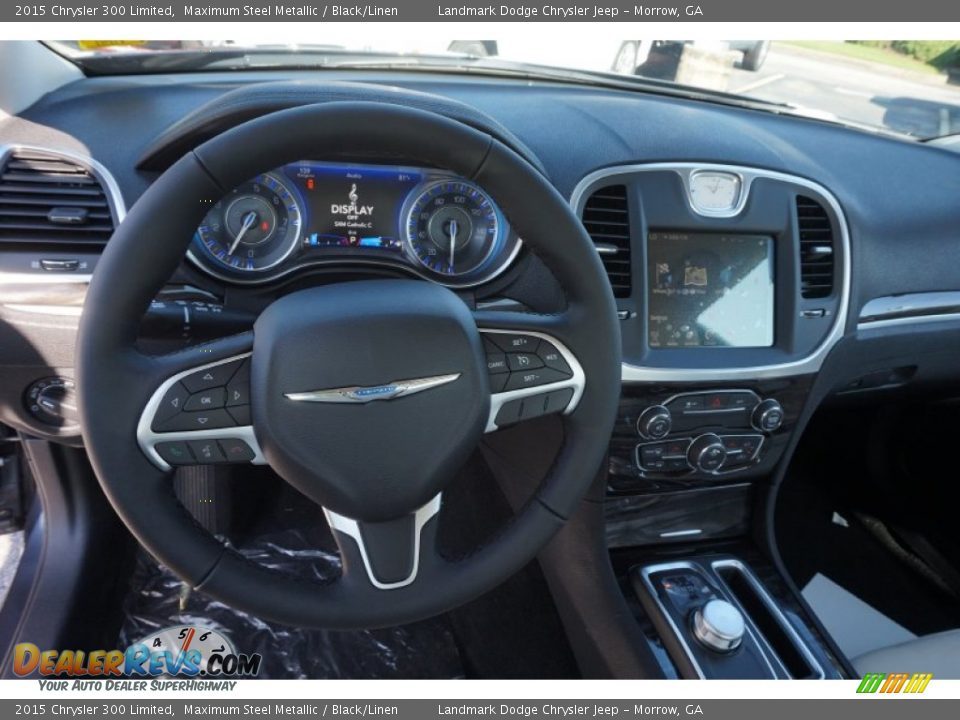2015 Chrysler 300 Limited Maximum Steel Metallic / Black/Linen Photo #9