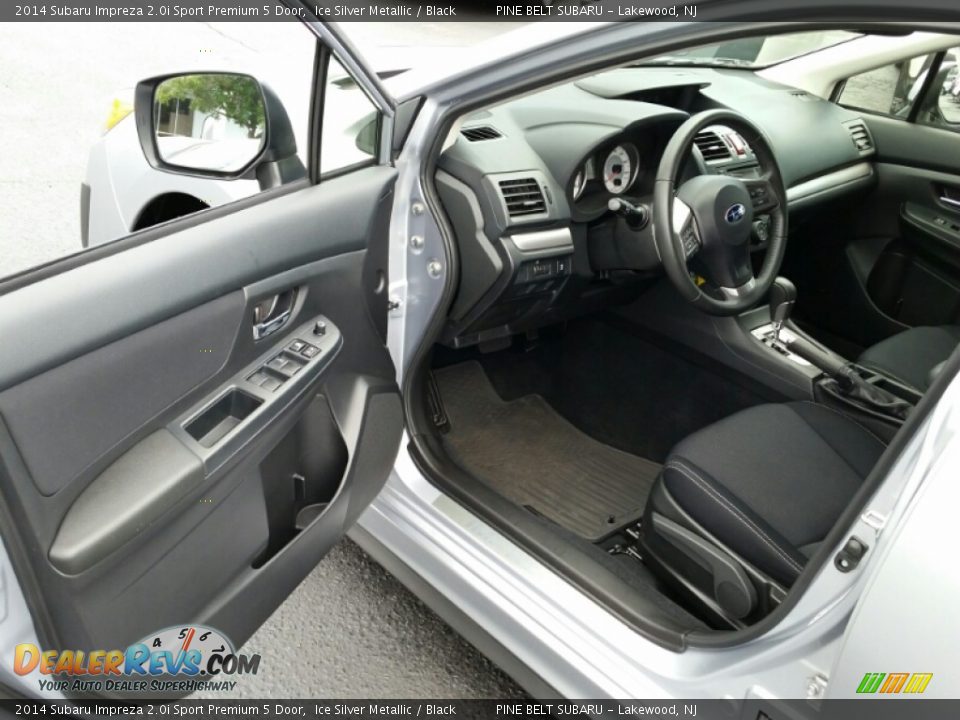 2014 Subaru Impreza 2.0i Sport Premium 5 Door Ice Silver Metallic / Black Photo #18