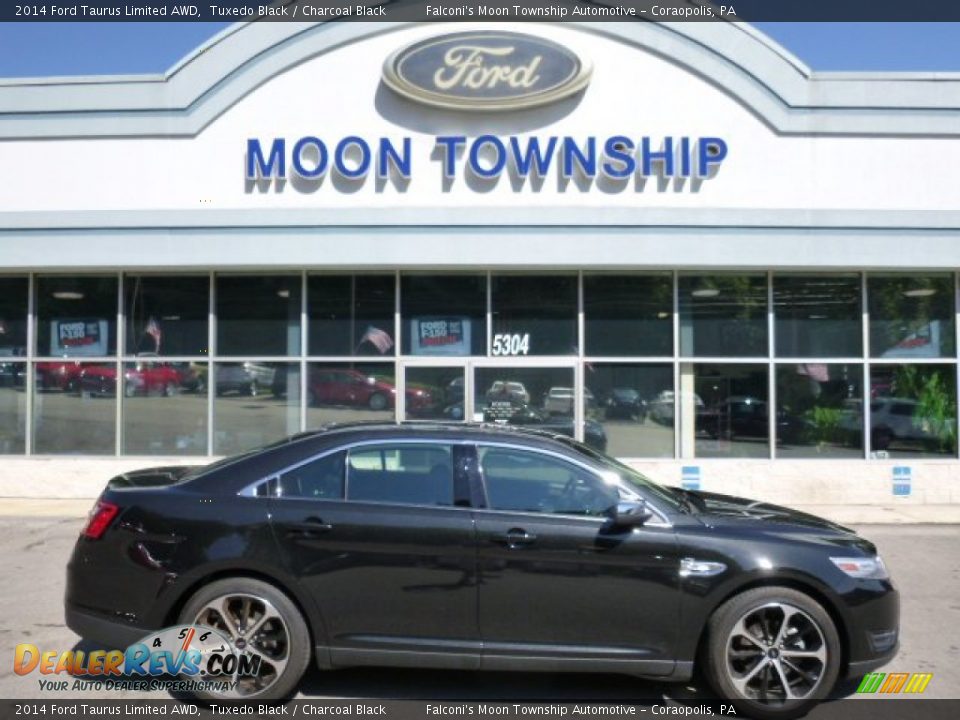 2014 Ford Taurus Limited AWD Tuxedo Black / Charcoal Black Photo #1