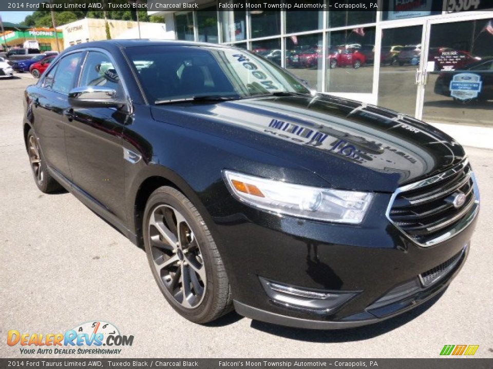 2014 Ford Taurus Limited AWD Tuxedo Black / Charcoal Black Photo #2