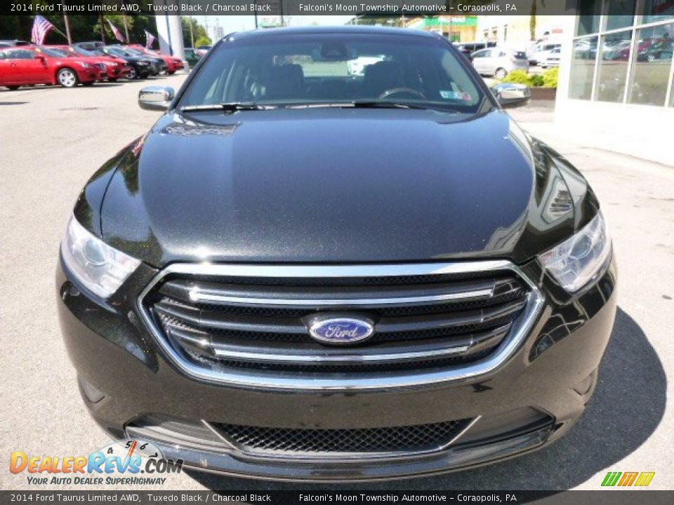 2014 Ford Taurus Limited AWD Tuxedo Black / Charcoal Black Photo #3