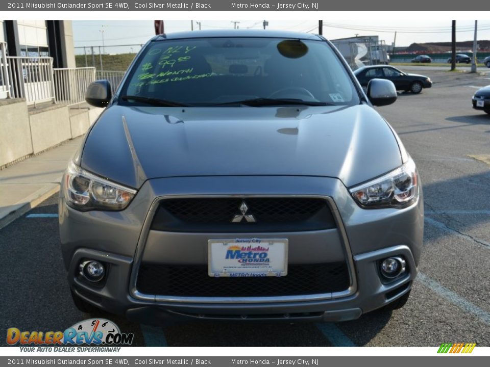 2011 Mitsubishi Outlander Sport SE 4WD Cool Silver Metallic / Black Photo #8