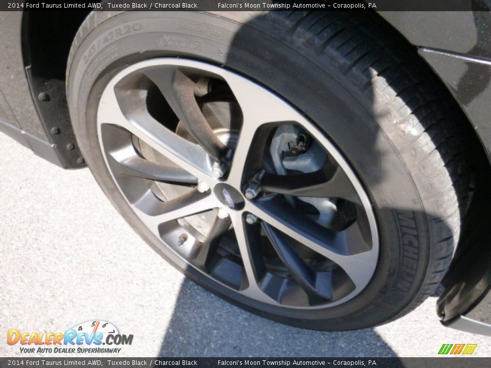 2014 Ford Taurus Limited AWD Tuxedo Black / Charcoal Black Photo #4