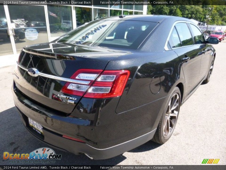2014 Ford Taurus Limited AWD Tuxedo Black / Charcoal Black Photo #5