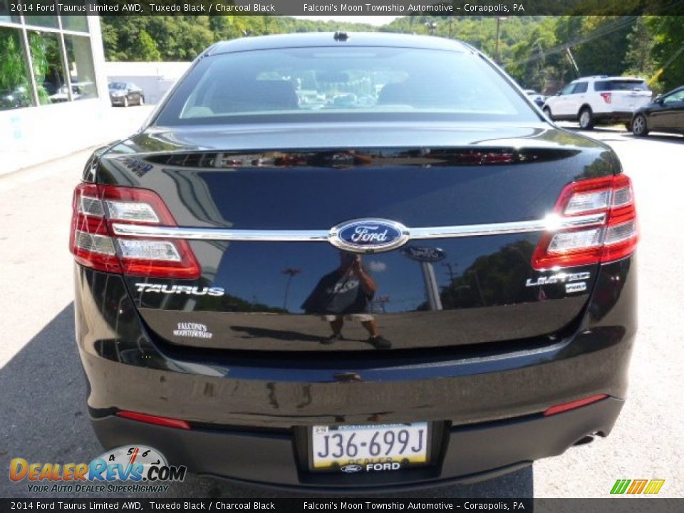 2014 Ford Taurus Limited AWD Tuxedo Black / Charcoal Black Photo #6