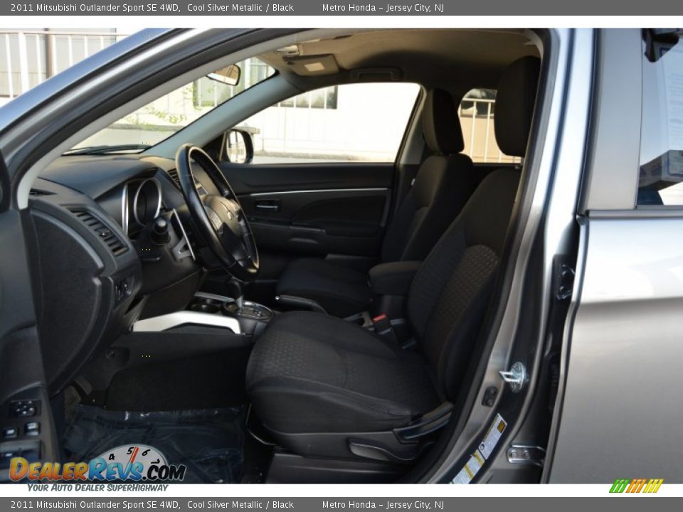 2011 Mitsubishi Outlander Sport SE 4WD Cool Silver Metallic / Black Photo #12