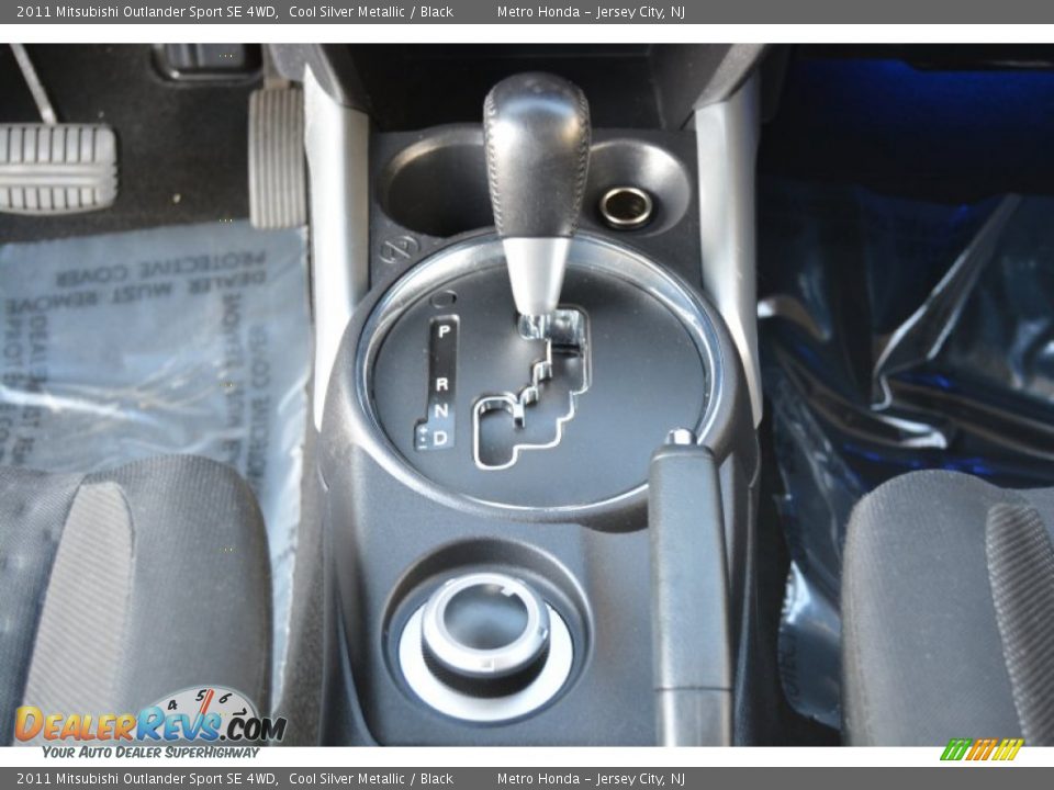 2011 Mitsubishi Outlander Sport SE 4WD Cool Silver Metallic / Black Photo #15