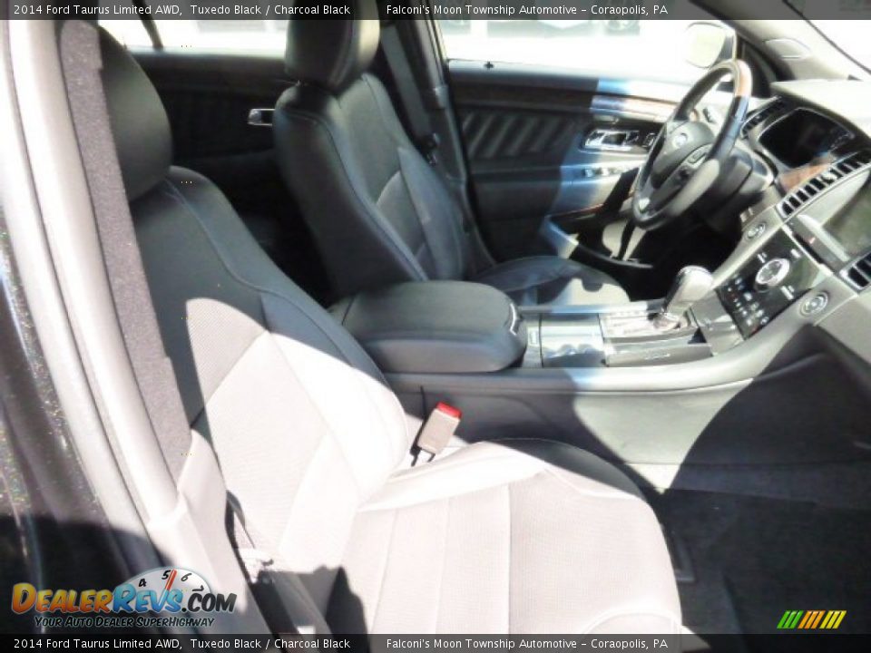 2014 Ford Taurus Limited AWD Tuxedo Black / Charcoal Black Photo #10