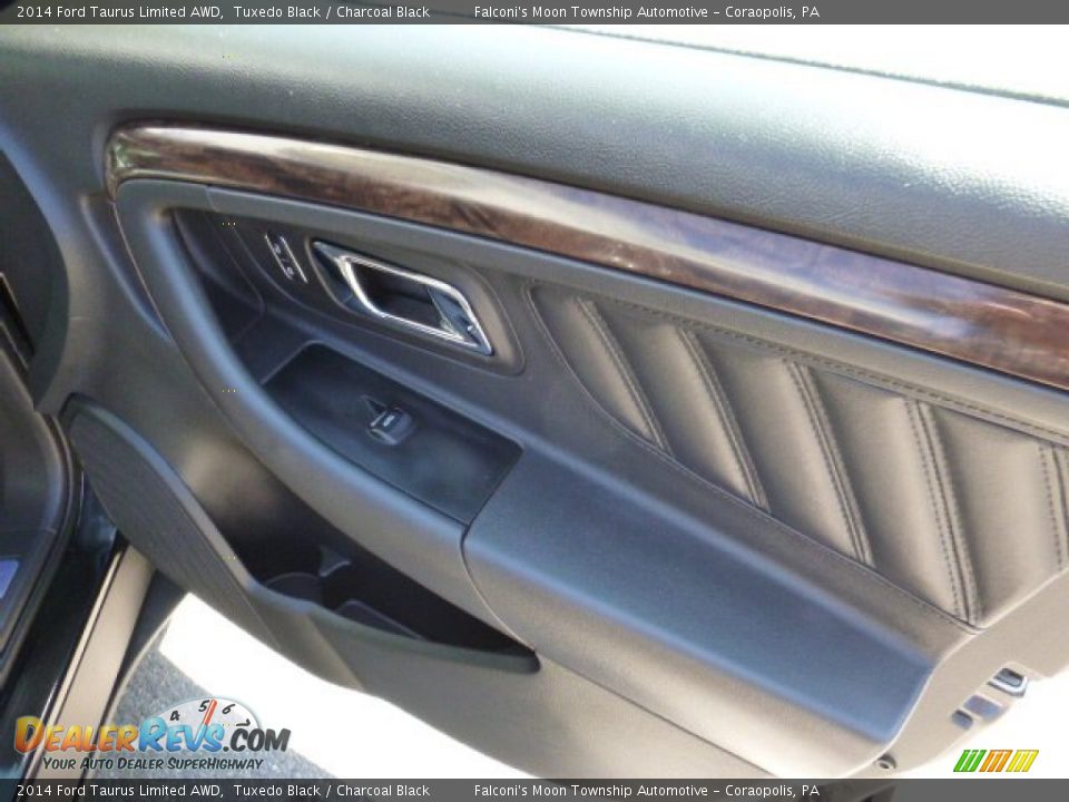 2014 Ford Taurus Limited AWD Tuxedo Black / Charcoal Black Photo #12