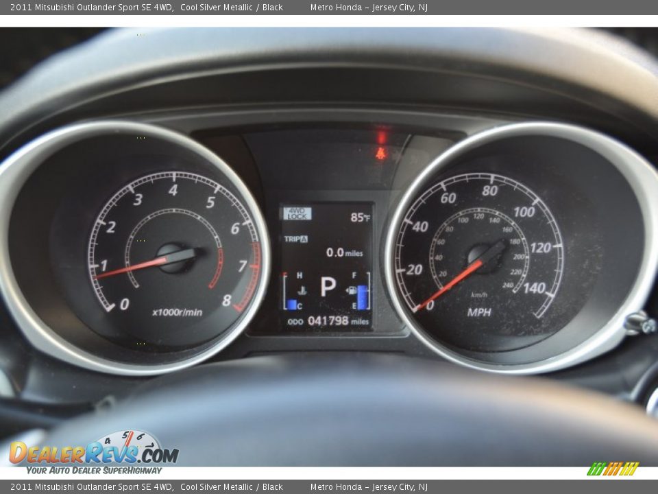 2011 Mitsubishi Outlander Sport SE 4WD Cool Silver Metallic / Black Photo #19