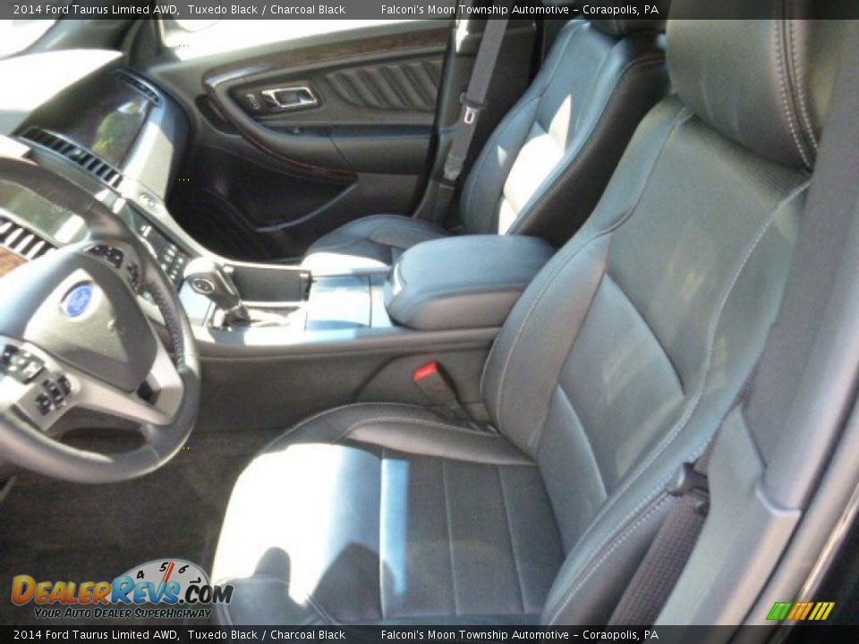 2014 Ford Taurus Limited AWD Tuxedo Black / Charcoal Black Photo #14