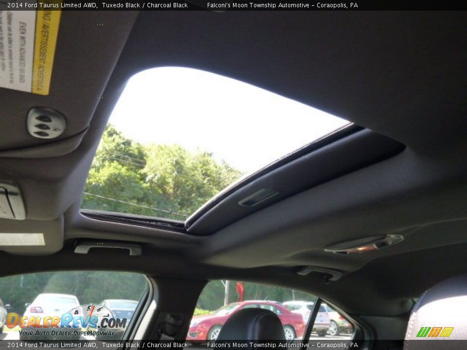 2014 Ford Taurus Limited AWD Tuxedo Black / Charcoal Black Photo #20