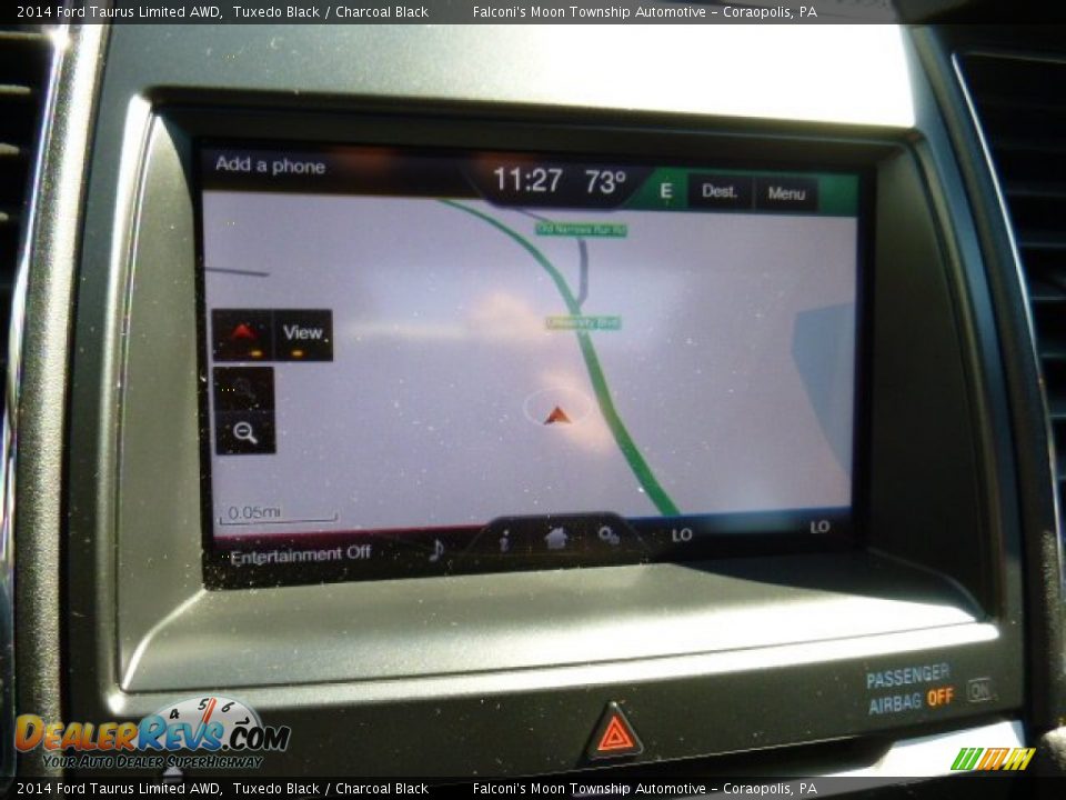 2014 Ford Taurus Limited AWD Tuxedo Black / Charcoal Black Photo #21