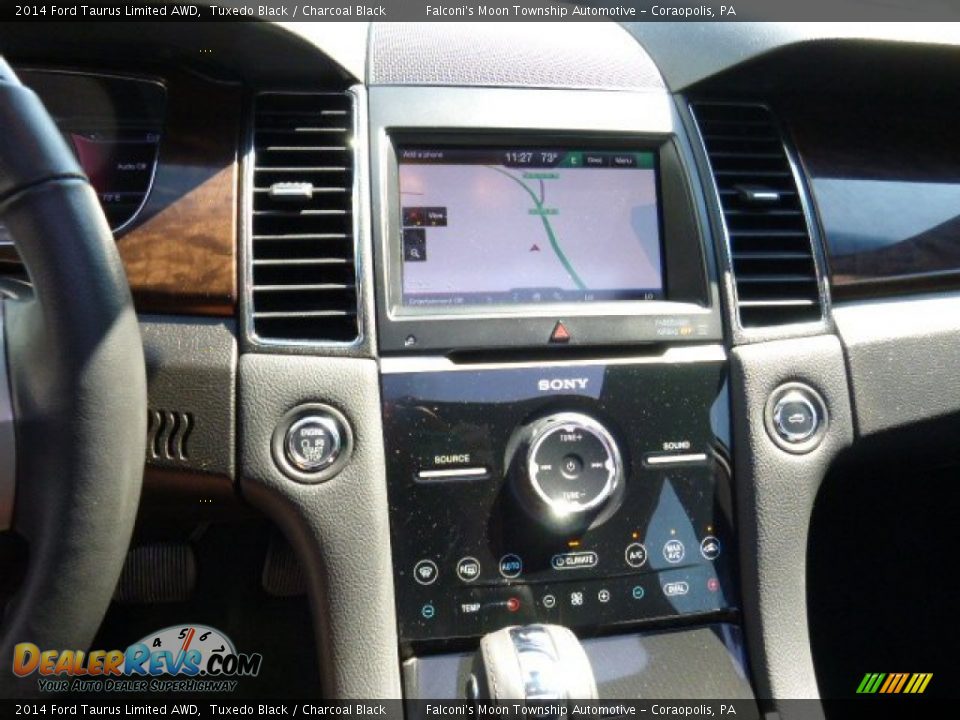 2014 Ford Taurus Limited AWD Tuxedo Black / Charcoal Black Photo #22