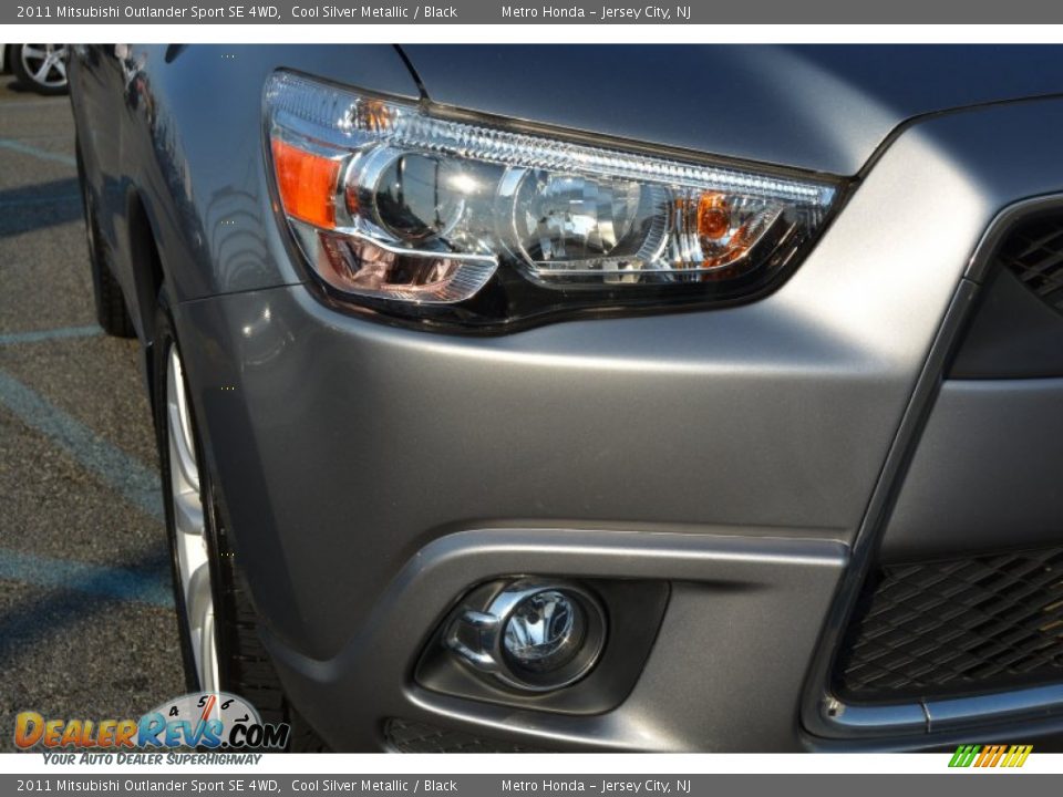 2011 Mitsubishi Outlander Sport SE 4WD Cool Silver Metallic / Black Photo #28