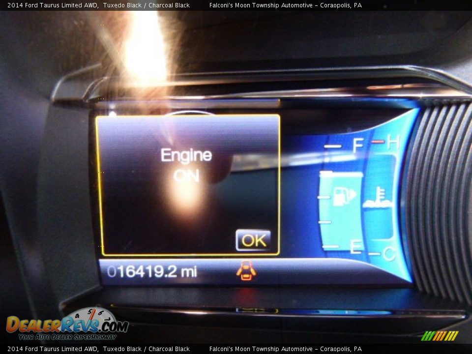 2014 Ford Taurus Limited AWD Tuxedo Black / Charcoal Black Photo #24