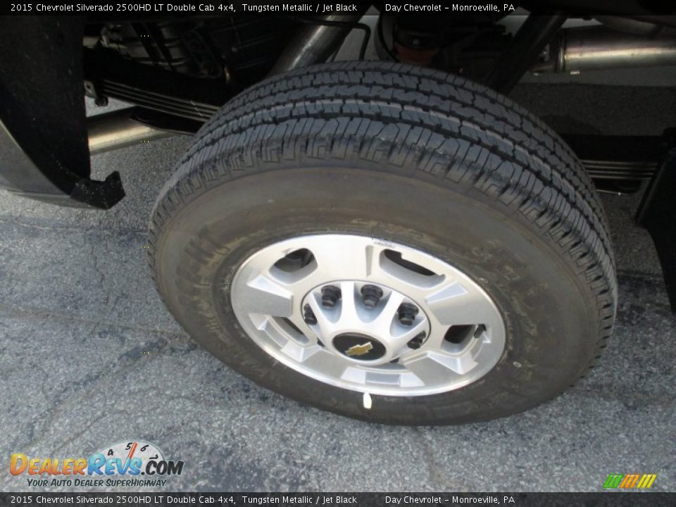 2015 Chevrolet Silverado 2500HD LT Double Cab 4x4 Tungsten Metallic / Jet Black Photo #3