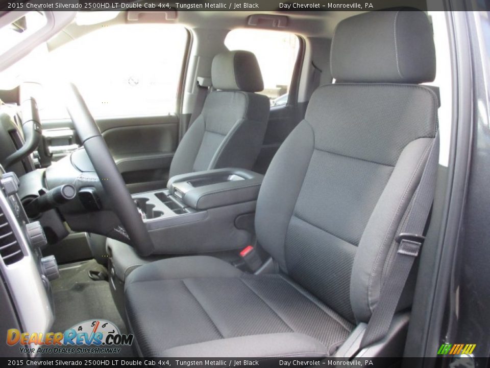 2015 Chevrolet Silverado 2500HD LT Double Cab 4x4 Tungsten Metallic / Jet Black Photo #11