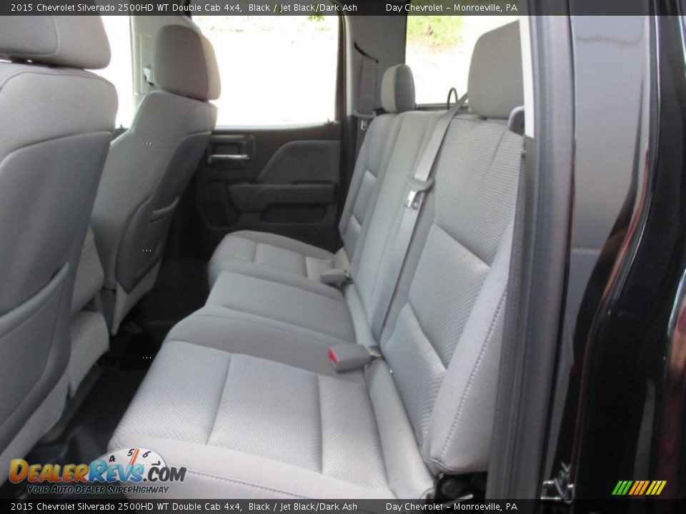 2015 Chevrolet Silverado 2500HD WT Double Cab 4x4 Black / Jet Black/Dark Ash Photo #13