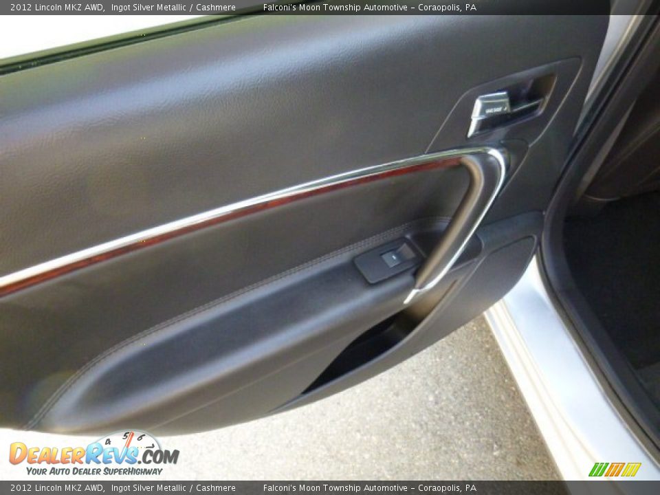 2012 Lincoln MKZ AWD Ingot Silver Metallic / Cashmere Photo #19
