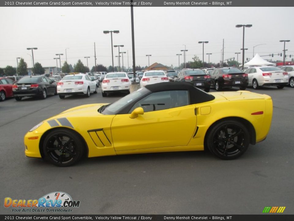 Velocity Yellow Tintcoat 2013 Chevrolet Corvette Grand Sport Convertible Photo #3